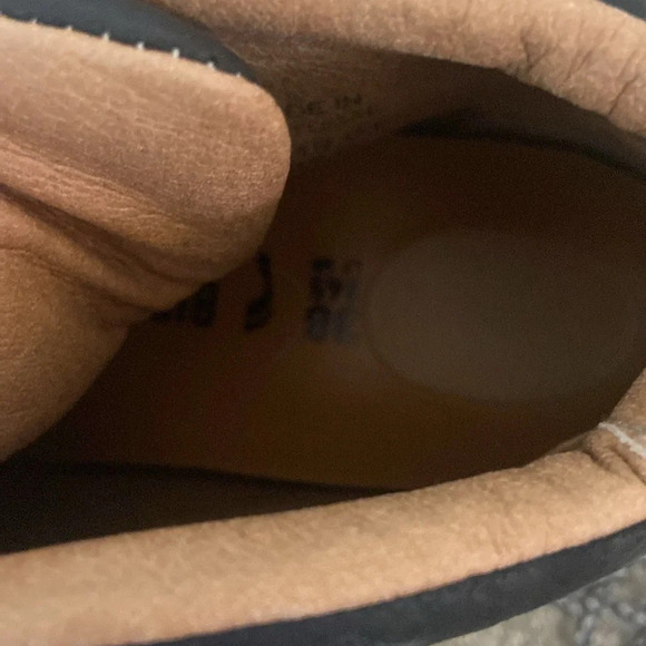 Birkenstock Jackson Boots Black Suede Lace Up Leather Sz 38 - Picture 9 of 10